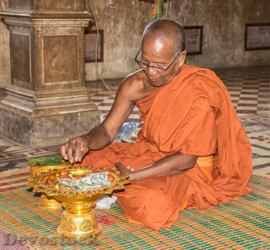 Devostock Monk Buddhist Buddhism Asia