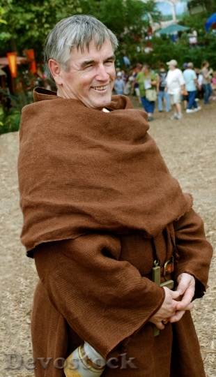 Devostock Monk Costume Medieval Religion