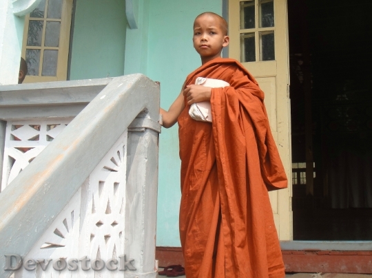 Devostock Monk Myanmar Religion Buddhism 15
