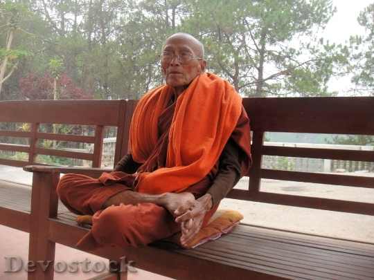 Devostock Monk Myanmar Religion Buddhism 2