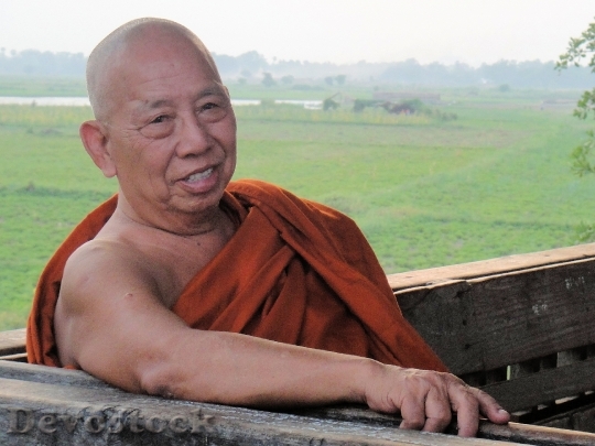 Devostock Monk Myanmar Religion Buddhism 7