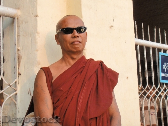 Devostock Monk Religion Buddhism Faithful 1