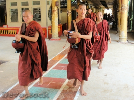 Devostock Monk Religion Buddhism Faithful 2