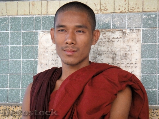 Devostock Monk Religion Buddhism Faithful 7