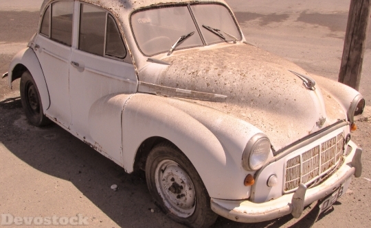 Devostock Morris Car Old Abandoned