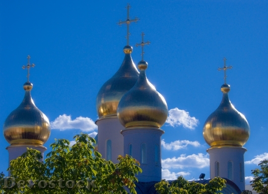 Devostock Moscow Church Orthodox Gold 2