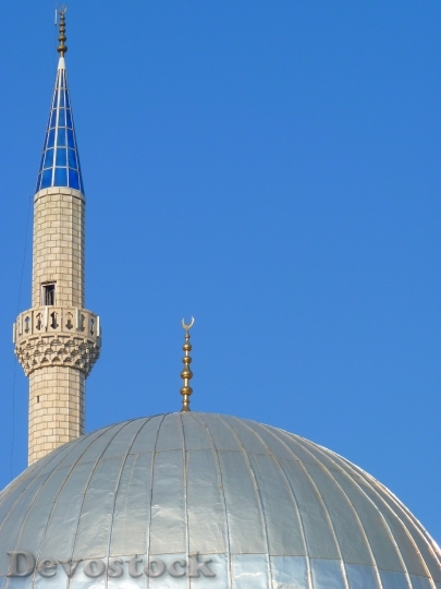 Devostock Mosque Dome Minaret Building