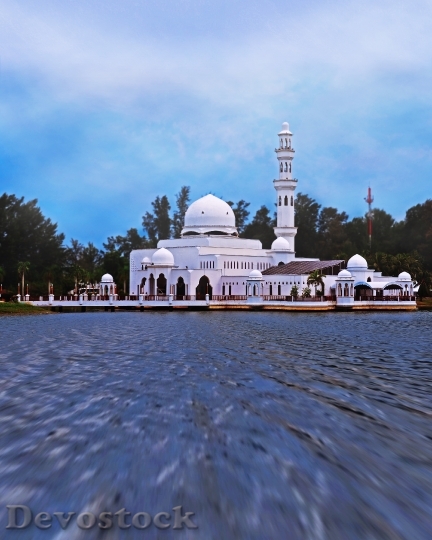 Devostock Mosque Float Building Islam