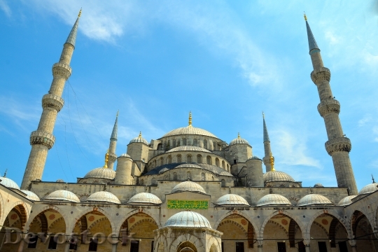 Devostock Mosque Istanbul Turkey Hagia