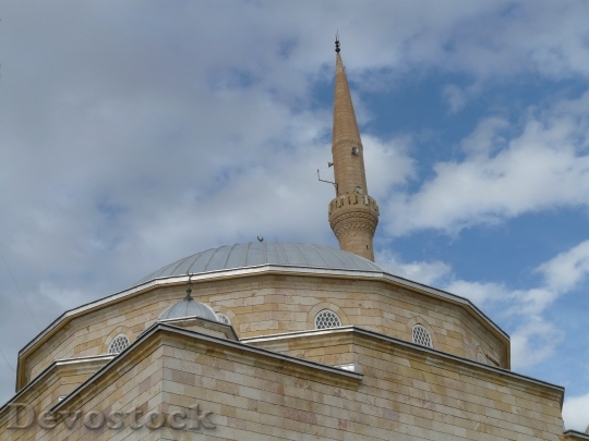 Devostock Mosque Minaret Dome Building
