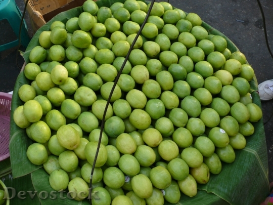 Devostock Myanmar Yangon Market Fruits