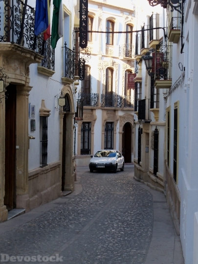 Devostock Narrow Street Spain Spanish