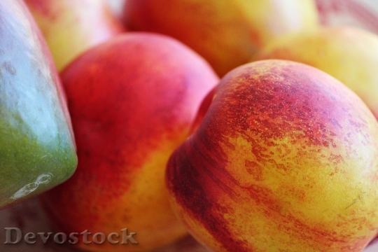 Devostock Nectarine Mango Fruits Sweet