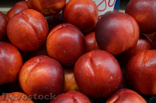 Devostock Nectarines Red Fruit Fruit