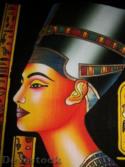 Devostock Nefertiti Egypt Queen Egyptian