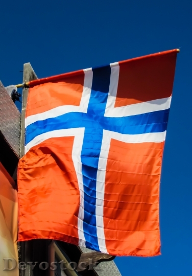 Devostock Norway Flag Scandinavia Country
