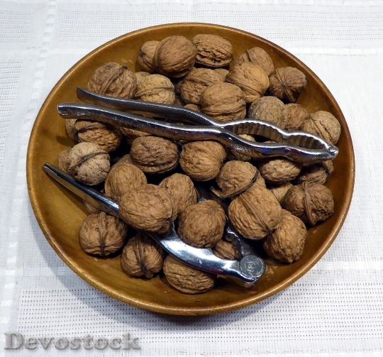 Devostock Nuts Walnuts Food Brown