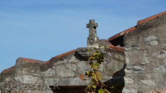 Devostock Old Architecture Cross Symbols