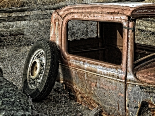 Devostock Old Rusty Car Automobile