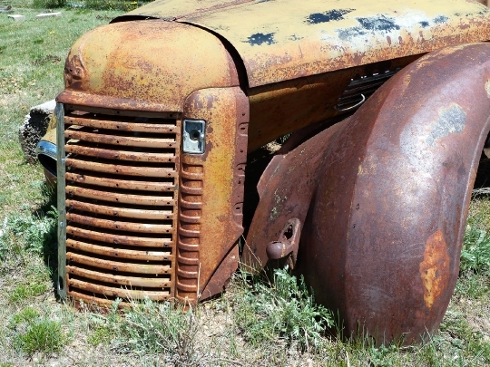 Devostock Old Rusty Car Vehicle