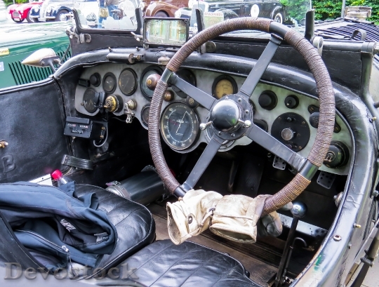 Devostock Oldtimer Steering Wheel Auto 1