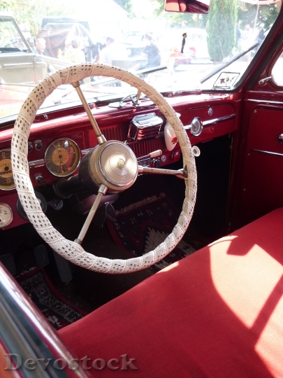 Devostock Oldtimer Steering Wheel Auto