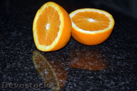 Devostock Orange Halves Healthy Fruit