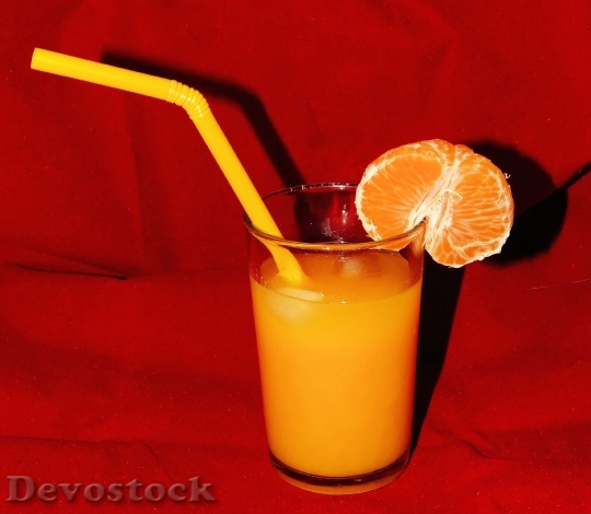 Devostock Orange Juice Glass Frisch