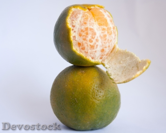 Devostock Orange Peeled Citrus Fruits
