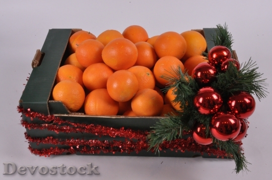 Devostock Oranges Christmas Fruit Christmas
