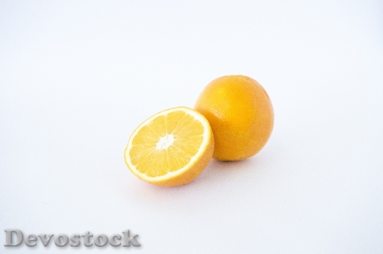 Devostock Oranges Slice Orange Food
