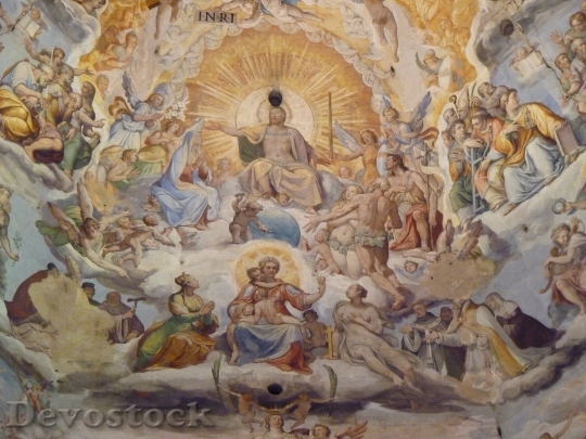 Devostock Painting Mural Florence Dome