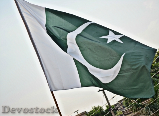 Devostock Pakistan National Flag 895319