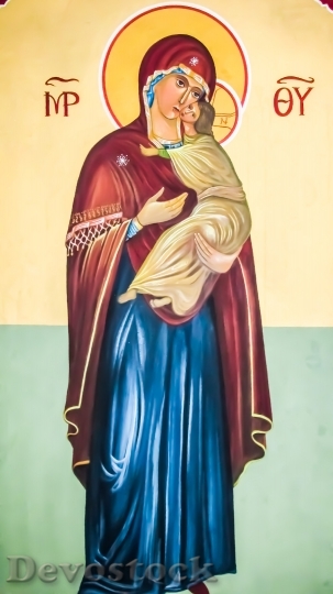 Devostock Panagia Virgin Mary Iconography 0
