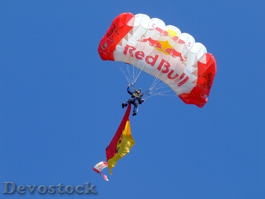 Devostock Parachuting Red Bull Chute