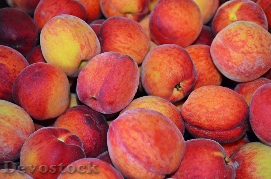 Devostock Peach Fruit Eating Peach
