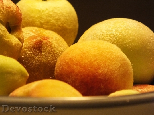 Devostock Peach Fruit Fuzz Healthy