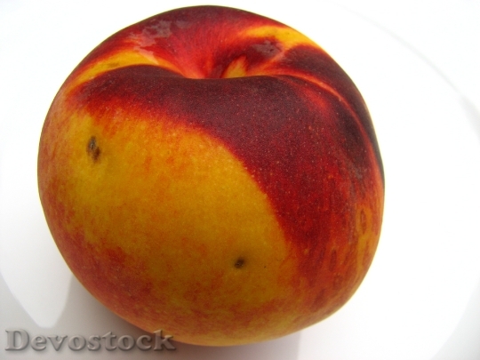 Devostock Peach Fruit Yellow Red 0