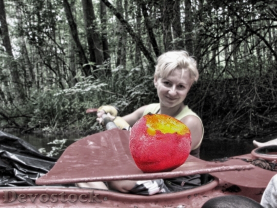 Devostock Peach Paddle Kayak Meal