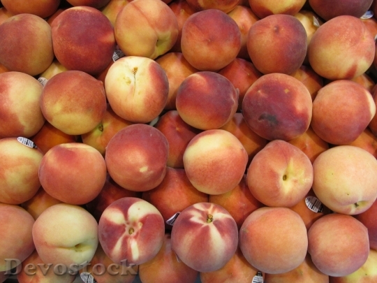 Devostock Peaches Fresh Fruit Sweet