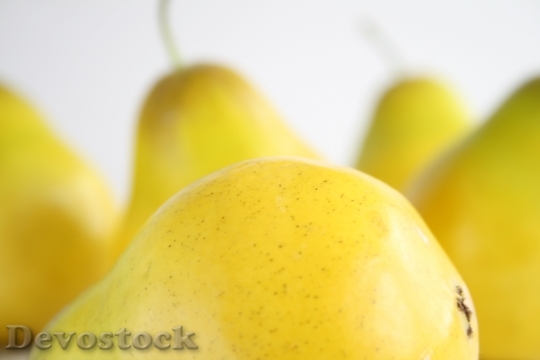 Devostock Pear Yellow Fruit Food