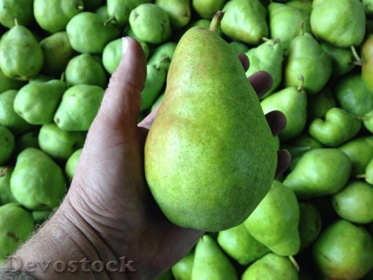 Devostock Pears Fruit Green Healthy