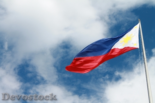 Devostock Philippines Flag Filipino Nation