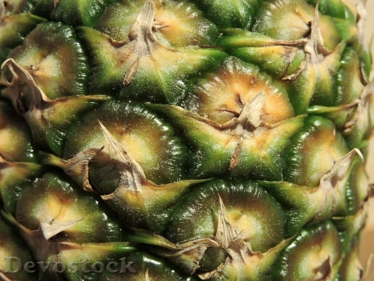 Devostock Pineapple Fruit Exotic Food