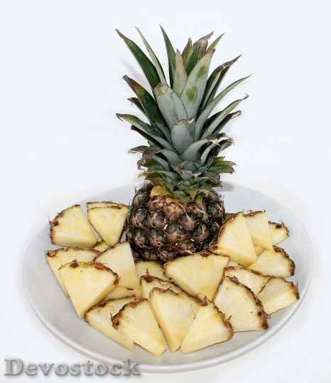Devostock Pineapple Fruit Food Health