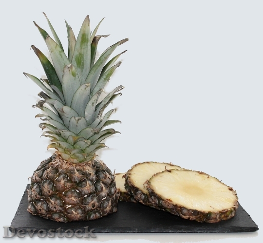 Devostock Pineapple Fruit Fruits Food