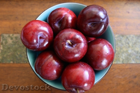 Devostock Plum Fruit Food Healthy