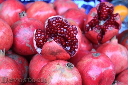 Devostock Pomegranate Fruit Pomegranates 1028703