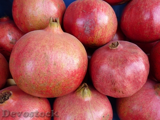 Devostock Pomegranate Red Fruit Delicious 1