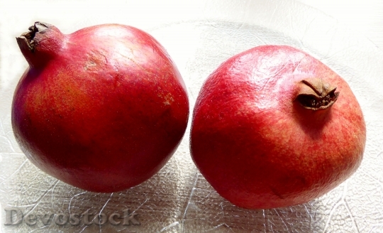 Devostock Pomegranates Fruits Fruit Red 0